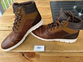worn once Men’s Timberland GRAYDON Sneaker Boot Brown Full Grain Leather - 9.5 - £102.93 GBP