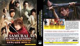 Rurouni Kenshin Live Action Movie Collection DVD ( MOVIE 1-5) English Dub  - £28.27 GBP