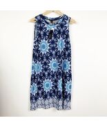 B Design PRINTED SHEATH DRESS knee length Sleeveless Size S Pockets - €9,06 EUR