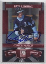 connor Narron Signed Autographed Card 2010 Donruss Elite Extra Edition - £7.65 GBP