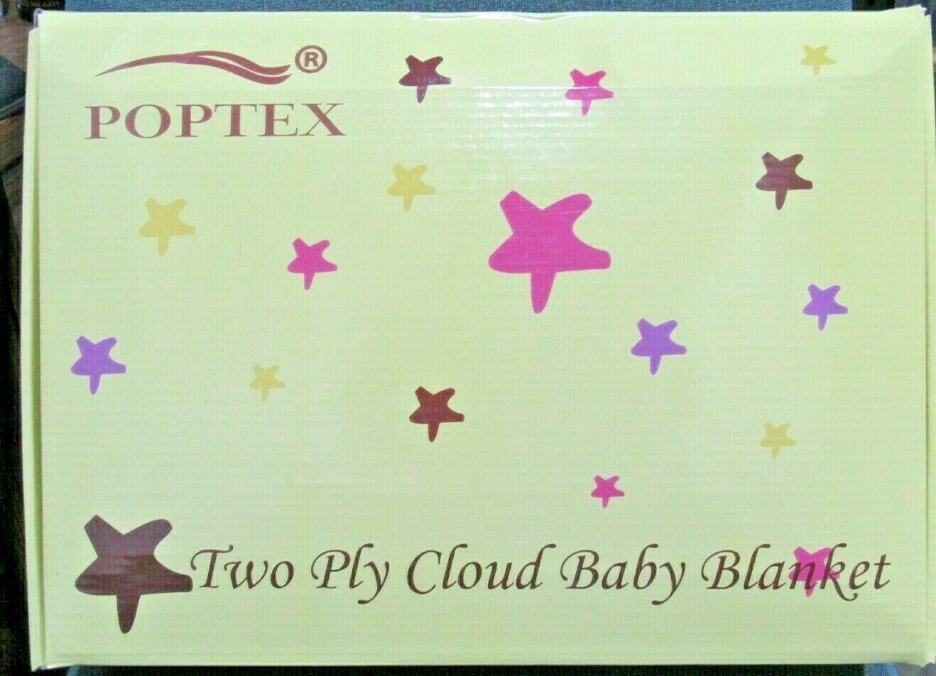 Bears Collection Two Ply Cloud Baby Blanket Blue Background 54" by 39