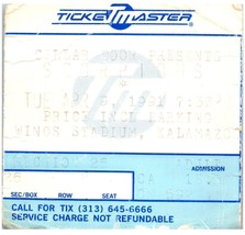 Vintage The Scorpions Ticket Stub April 9 1991 Wings Stadium Kalamazoo MI - $24.74
