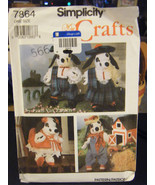 Simplicity Crafts 7864 Stuffed Dalmation &amp; Clothes Pattern - Approx. 15&quot; - £9.85 GBP