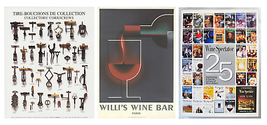 Bundle- 3 Assorted Wine magazine and Posters - £76.55 GBP