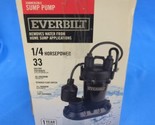 Everbilt HDPS25W 1/4 HP Submersible Sump Pump - Black - $39.59