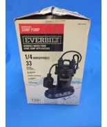 Everbilt HDPS25W 1/4 HP Submersible Sump Pump - Black - £31.60 GBP