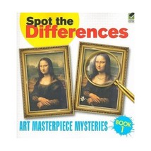 Spot the Differences: Art Masterpiece Mysteries Book 1 Dover Publications - $10.00