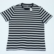 Old Navy Soft Washed Striped T-Shirt Women&#39;s M Medium Black White NEW Co... - $14.26