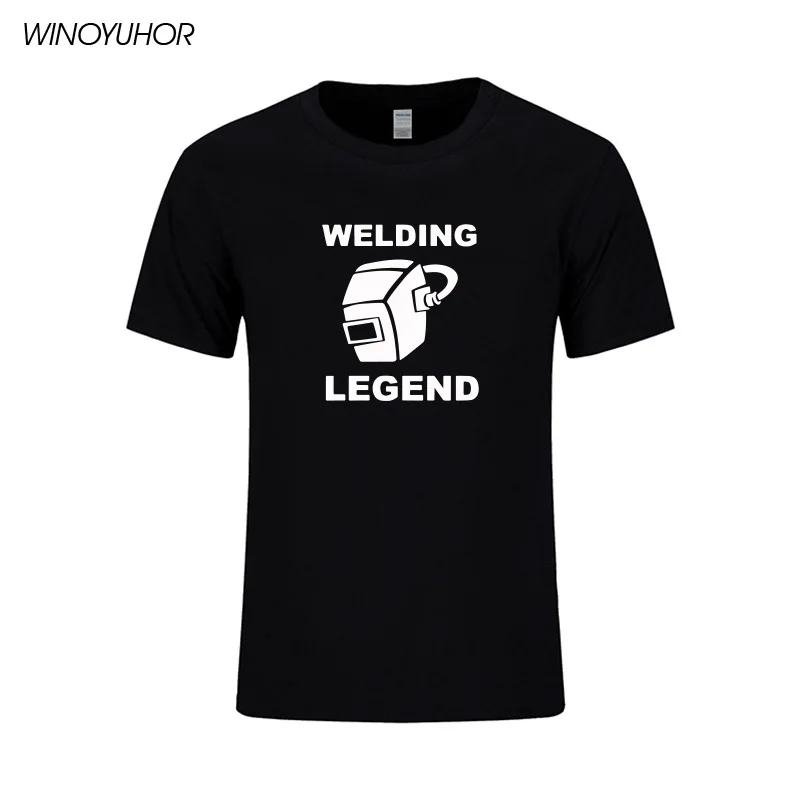 Welding Legend T Shirt Mens Crew Neck Tops Work Welder Tool Short Sleeve... - $2,903.61 MXN