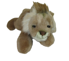 Flopsies Leonardo Lion Plush 12&quot; Adoption Certificate Stuffed Animal Bean Filled - $9.78