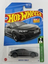 Hot Wheels 2022 Green Speed Metallic Dark Grey Audi RS E-Tron GT #176 B1 - $9.98