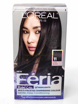 L’Oreal Feria Rebel Cool Black Shimmering Purple Permanent Haircolor Hig... - $4.50