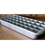 MCM Aluminum Ice Cube Tray 36 Cubes 1 1/4&quot; Two Piece Retro Vintage Kitchen - $11.67