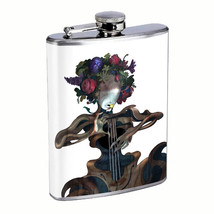 Mother Nature Tree Music Life Em1 Flask 8oz Stainless Steel Hip Drinking... - £11.69 GBP
