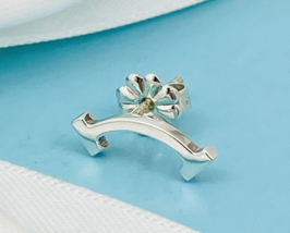 1 SINGLE Tiffany T Smile Stud Earring in Sterling Silver One Single Replacement - £164.40 GBP