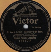 Selvin&#39;s Novelty Orch / Joseph C Smith 78 In Your Arms / Naughty Waltz SH1C - £5.40 GBP
