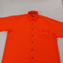 Columbia HM7033 Men's Orange Button-Down Long Sleeve Shirt Size Large image 11