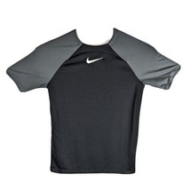 Nike Dri-Fit Athletic Shirt Boys Medium Black with Gray - £14.21 GBP