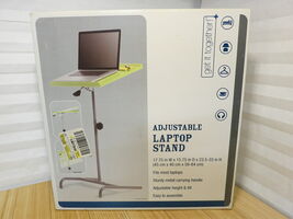 Adjustable Laptop Floor Stand (Lime) 17.75 in W, 15.75 in. D, 23.5 to 33... - $39.99