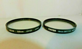 Tiffen + Hoya 58 mm Camera Lens Filters Circular Threaded  - £11.36 GBP