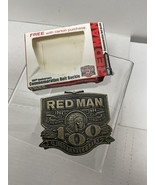 Belt Buckle / Red Man 100TH Anniversary Commemorative Belt Buckle 1904-2004 - £14.97 GBP