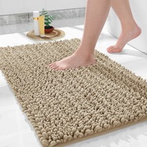 Yimobra Bath Rug Mat, 32 x 20, Soft Shaggy Chenille Bathroom - £29.62 GBP