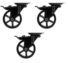 Swivel Caster Wheel 3&#39;&#39; Dia, 100 lbs Load Cap, Shepherd Hardware 6276 (3... - $33.45 CAD