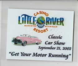 Manistee, Michigan Car Club Show Dash Plaque 2002, September 21 - £3.82 GBP