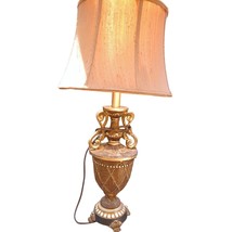 Ornate Gold Urn Style Table Lamp Vintage - $16.82