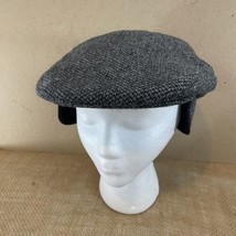 Weatherproof Protective Wool Mens L Gray Tweed Lined Ear Flap Classic Ca... - $28.71