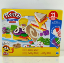 Play-Doh Kitchen Creations - Snacks and Sandwiches Playset Bi-Colors 227g (8 oz) - £13.63 GBP