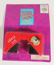 VTG Looney Tunes Tazmanian Devil Red Folding Binoculars 1997 Six Flags TAZ - $19.75