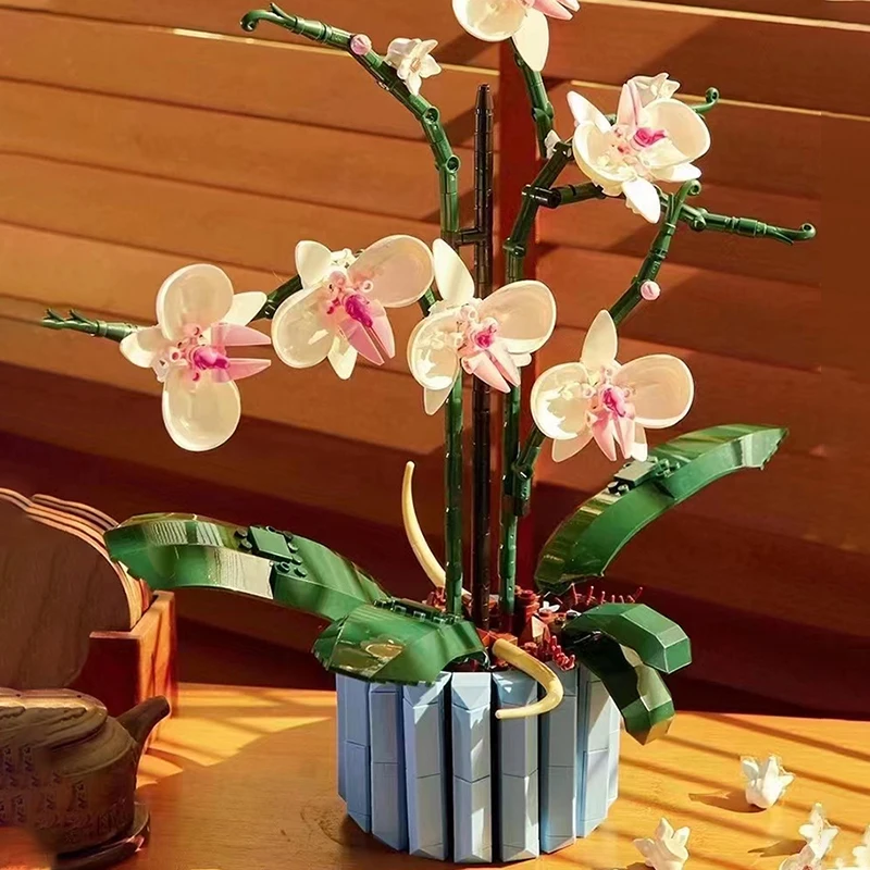 Play Orchid Flower Bouquet 10311 Plant Decor Building Set for Adults; Build An O - £55.32 GBP