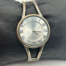 Charming Charlie Silver Women’s Bangle Watch Working New Battery - $23.28