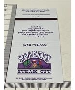 Matchbook Cover  Snarky’s Steak House.  The Tropical Steakhouse  Unstruc... - €10,63 EUR