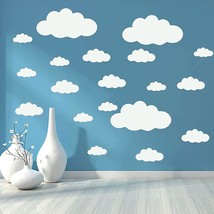Big Clouds Wall Decals Removable Diy Large Vinyl Sticker Self Adhesive W... - £13.29 GBP
