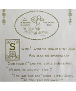 A Bird In The Hand 1906 Wise Sayings Print 6 x 4&quot; MilIicent Sowerby DWZ3D - $375.77 MXN