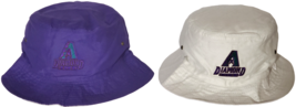 Diamondbacks Reversible Purple ~ Beige Floppy / Bucket Hat DBacks SGA 2004 NEW - £11.78 GBP