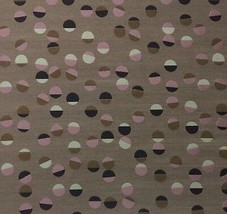 Maharam Confetti Toffee Circle Wool Jacquard Upholstery Fabric By The Yard 54&quot; W - £29.84 GBP