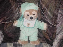 13&quot; Mickey Bear My First Disney Bear Pretty Green Outfit Plush Mint With... - $98.99