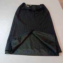 Harve Benard By Bernard Holtzman Women's Back Zipper Gray Wool Skirt Size 12P image 7