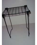 12&quot; Free Standing Black Metal Wire Locker Shelf. - $171.67 MXN