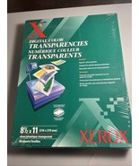 NEW SEALED - Xerox Digital Color Transparencies, 8.5 &quot;X 11&quot;, 50 Sheets 3... - €7,64 EUR