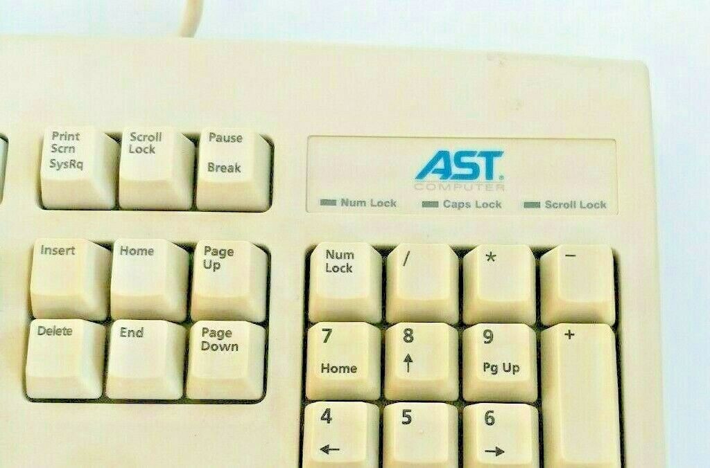 AST 5140M GAMING QWERTY KEYBOARD KEYCAP CLICKY VINTAGE - Keyboards ...