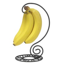 Home Basics Powder Coated Steel Scroll Collection Banana Holder Tree, Rust Resis - £29.25 GBP