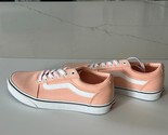 VANS Ward Canvas Shoes Women’s Size 8.5 Tropical Peach Sneakers Skate Lo... - $44.49