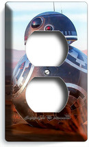 Force Awakens Star Wars BB-8 Dron Robot Bad Guy Outlet Wall Plate Room Art Decor - £8.78 GBP