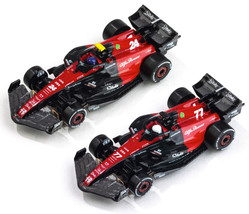 2023 AFX Mega G+ Alfa Romeo F1 Lmtd.Ed. HO Slot Car 22084 22083 #24M PAIR! - £75.83 GBP