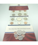 1987 US Mint Set Uncirculated 10 Coin Set Philadelphia &amp; Denver P &amp; D - $12.57