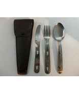 Vintage Boy Scouts Of America Camping Hiking Knife Fork &amp; Spoon Hobo Ute... - €34,34 EUR